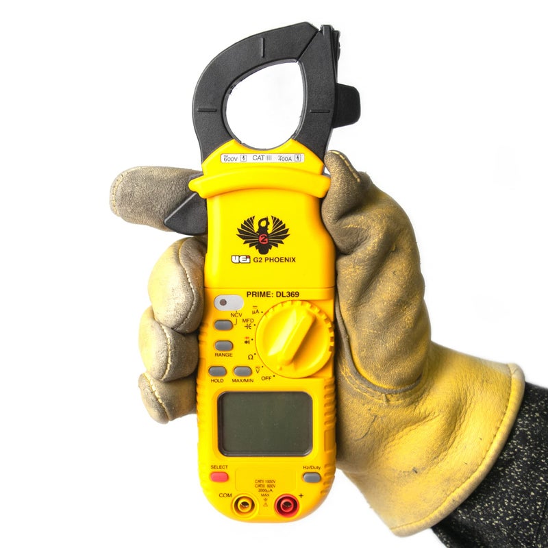 UEi Test Instruments مقياس تيار رقمي UEi DL369 لمكيفات الهواء مع نطاق تلقائي 4000 عد - Image 3